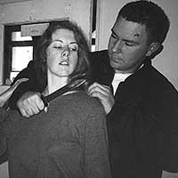 Demonstration of a response to a rear hold